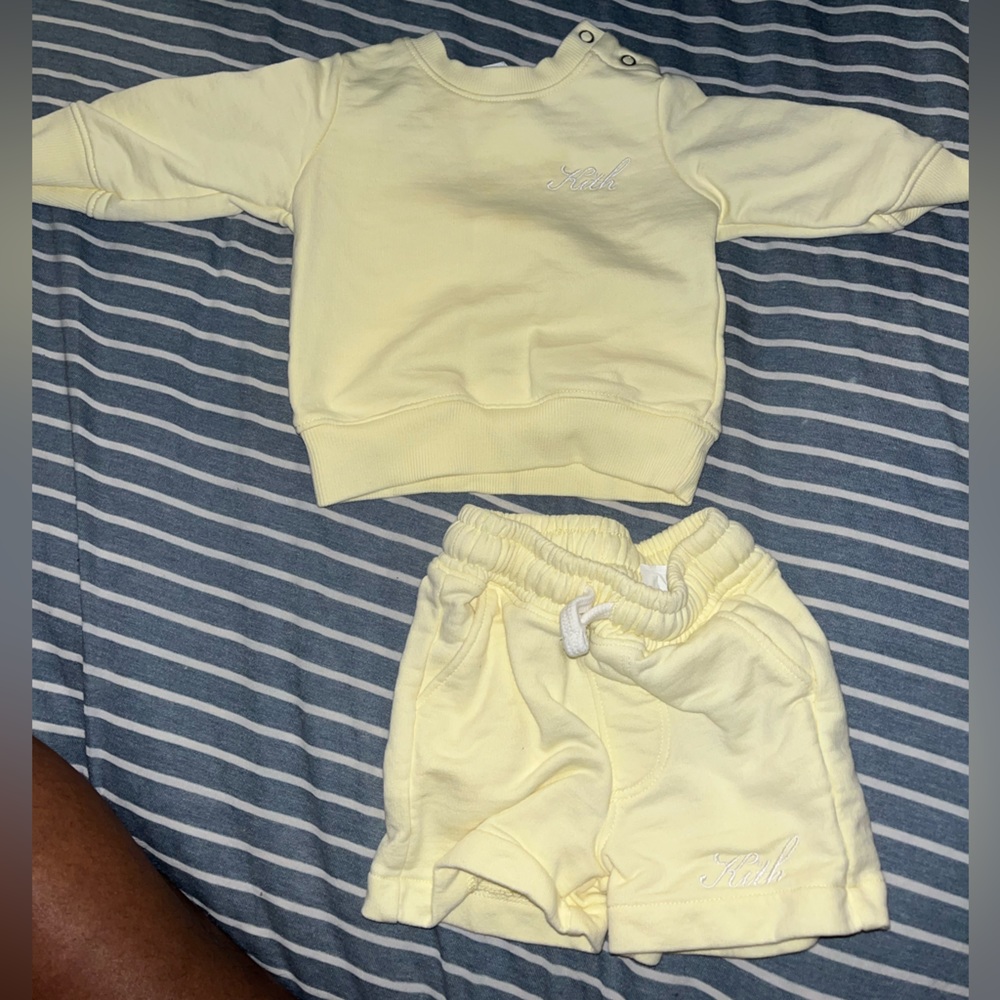 Kith sweatsuit shorts set